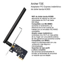 Tarjeta De Red Pci-e Wifi Dualband Ac600, Tp-link Archer T2e