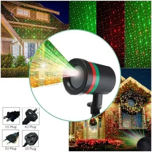 Proyector De Navidad Para Exteriores Con Luces Láser Led Variado