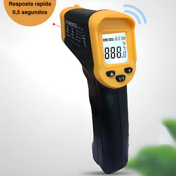 Termómetro digital láser industrial con temperatura de -50 a 500 °C