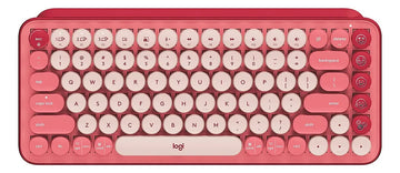 Teclado Bluetooth Logitech Qwerty Logitech Brown Español Latinoamérica Color Heartbreaker