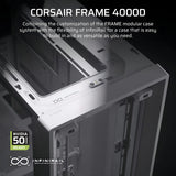 Gabinete Gamer Corsair 4000d Frame White