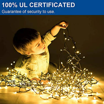 Luces Luces Navideñas Led De 105 Pies Con 300 Pies Mejoradas