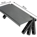 Soporte de estante ajustable para monitor y TV Ikaza, color negro