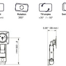 Soporte Para Tv Monitor 17 27 Nb F120 Flexi Nb North Bayou Negro