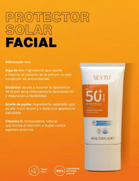Protector Solar Facial Seytú Fps 50 Invisible Crema