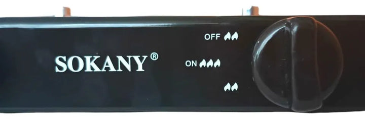 Estufa De Gas Sencilla 3 Boquillas Sk-6003 Sokany 5.5wk Negro