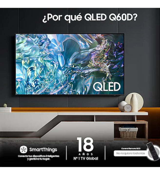 Televisor Samsung 75 Qn75q60dakxzl 4k-uhd Qled Smart