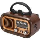 Radio Parlante Inalámbrico Fm Bt Recargable Solar Portatil Diseño 1