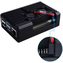 Caja Case Metálica Raspberry Pi 4 B En Aluminio + Ventilador