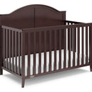 Cuna Convertible 5 En 1 Color Espresso Certificada Greenguar