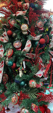Promocion Arbol De Navidad Frondoso De Lujo 210cm 936 Ramas Color Verde