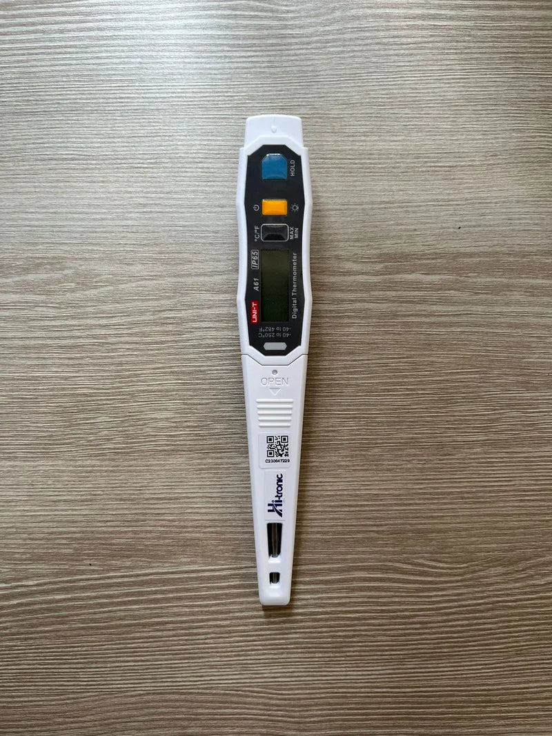 Termometro Digital Para Alimentos Tipo Lapiz Uni-t A61 Blanco