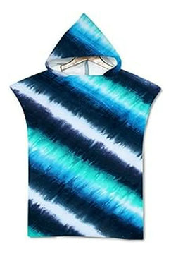 Toalla Con Capucha Para Playa Y Deportes Acuáticos, Microfib
