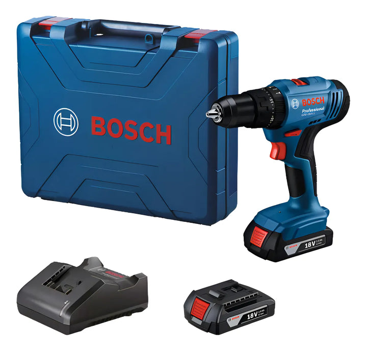 Taladro Inalambrico Percutor De 1/2 Bosch Gsb 183-li Color Azul