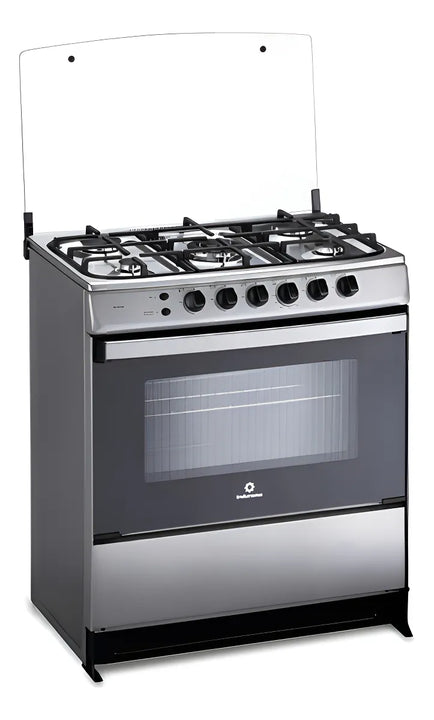 Estufa De Piso Indurama Murcia Con Horno Cromada 5 Puestos Indurama Murcia