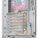 Gabinete Corsair Frame 4000d Rs Vidrio Fan Argb X3 Blanco