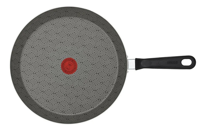 Sarten 30 Cm Imusa Talent Triforce Mango Plastico Color Gris