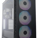 Montech Air 903 Max, E-atx Mid Tower Case, Alto Flujo De Aire, 3 X 140 Mm Argb Pwm Y 1 X 140 Mm Pwm Ventiladores Preinstalados, Panel Lateral De Vidrio Templado, Malla Frontal, Tipo C, Soporte 4090