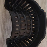Colador Ajustable A Recipiente En Silicona Negro
