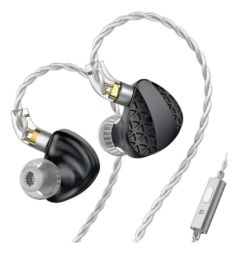 Trn Mt3 Auriculares Iems Sonido Hifi Color Negro