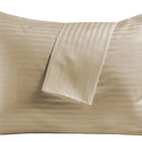 X2 Fundas Para Almohadas De Microfibra 70x50 Color Beige Liso