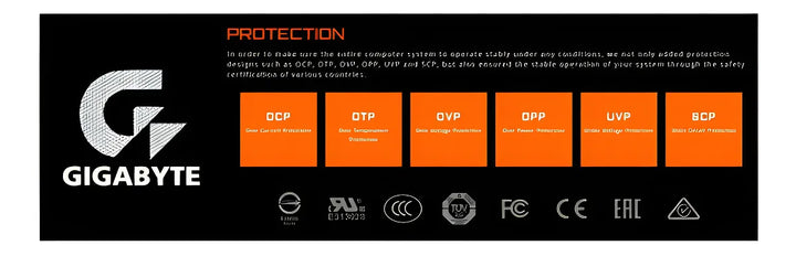 Fuente de poder para PC Gigabyte P550B 550W