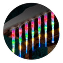 Luz Led Navideña Tubo De 10 Hielos X3 Metros Multicolor