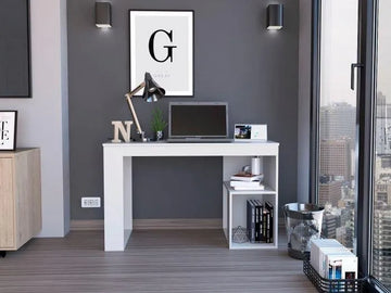 Escritorio RTA MueblesAstana madera aglomerada de 120cm x 73.5cm x 50cm blanco
