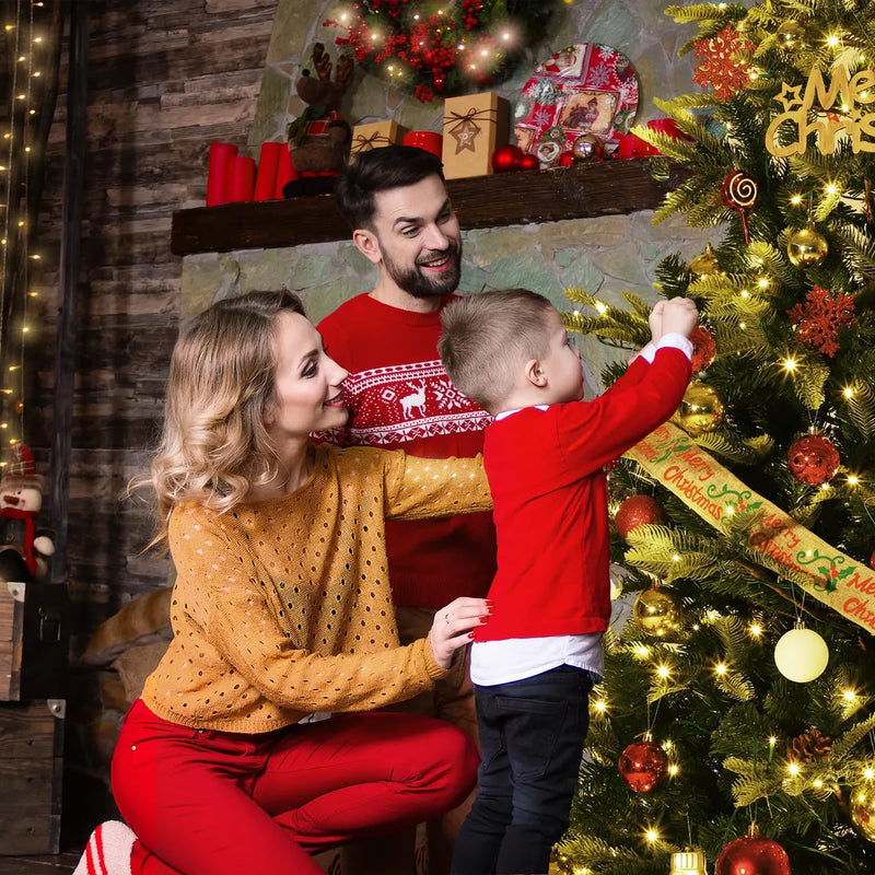 Garveehome Mini Arbol De Navidad Artificial Preiluminado De