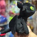 Furia Nocturna Chimuelo + Furia Luminosa Blanco Peluche Pareja Negro Y Blanco