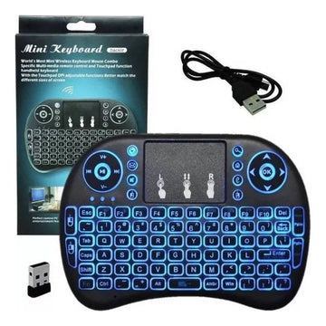 Mini Teclado Inalámbrico Smart, Retroiluminado, Recargable