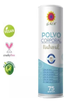 Polvo Corporal Natural Gaia X75 Gr