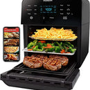 Horno De Aire Nuwave Brio, 15 5qt Tamaño Familiar, Cesta De