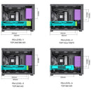 Jonsbo D31 Mesh Caja De Computadora Micro Atx Negra, Placa B Black