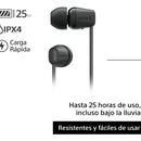 Audífonos Sony Internos Inalámbricos Wi-c100 Color Negro
