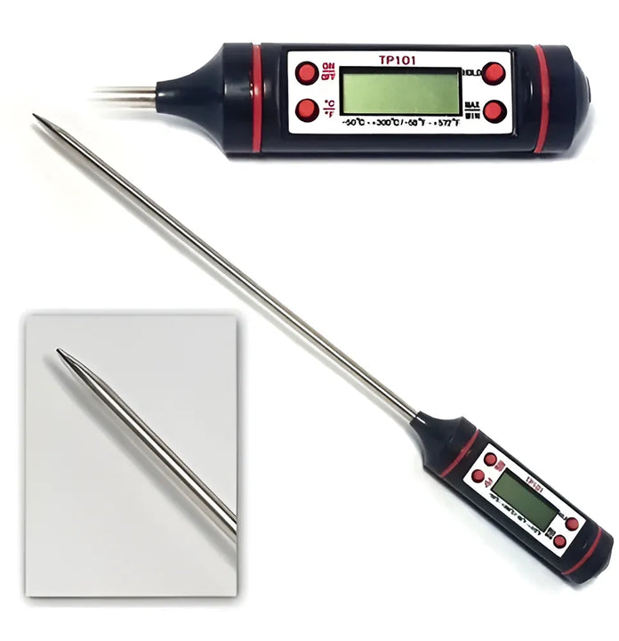 Termómetro Digital De Cocina Gastronómico .. Color Negro