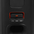 Parlante JBL PartyBox Stage 320 JBLPBSTAGE320AM portátil con bluetooth waterproof negra