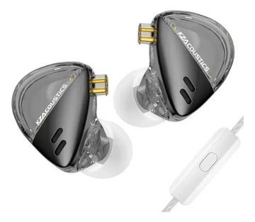 Auriculares Kz Libra Hi Res Monitores In Con Microfono Negro