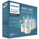 Combo 4 Unidades Biberon Avent Con Valvula Anticolico 9 Oz Transparente Clasico Válvula Airfree