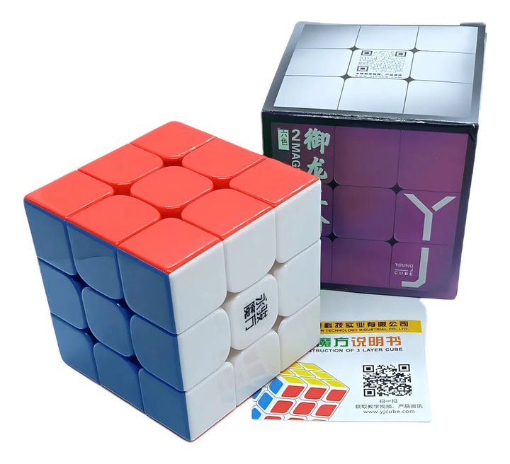 Cubo Rubik 3x3 YJ Yulong M Magnético Stickerless Speed Cube Profesional
