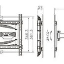 Soporte De Tv Nia L600 Articulado 40 A 80 Pulgadas Pared Negro