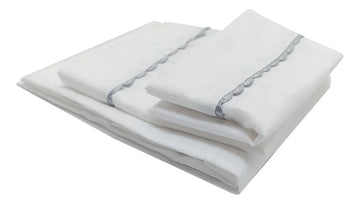 Sábana Ajustable Para Colchón Corral Color Blanco Diseño De La Tela Lisa
