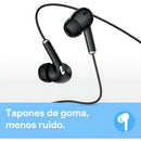 Audífonos Alámbricos Manos Libres Con Micrófono Para 3.5mm J Negro