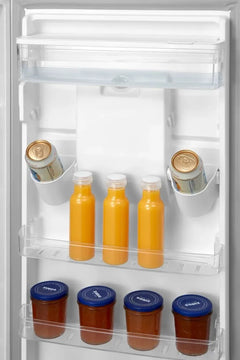 Nevera Low Frost 187 Litros Una Puerta Plateada Midea