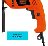 Taladro Percutor 1/2'' 550w 2800rpm Black+decker Hd555-b3 Naranja 60 Hz