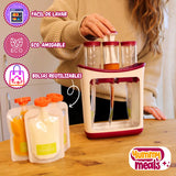 Dispensador De Alimentos Bebe Compota Papilla Squeeze Bolsas