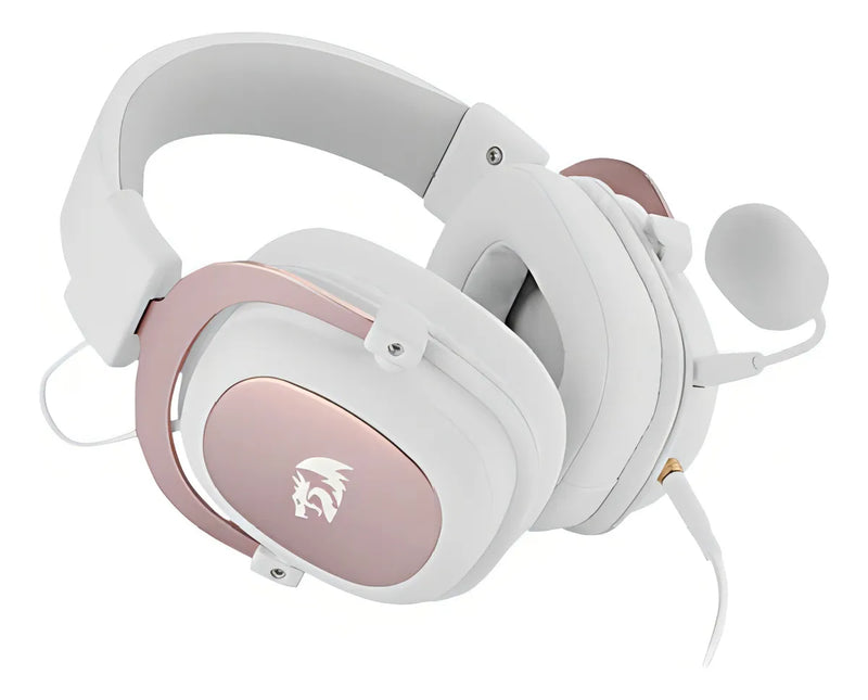 Auriculares Gamer Redragon Zeus H510w White Color Blanco