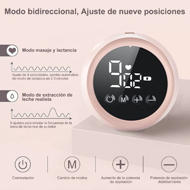 Sacaleches Inalambrico Doble, Extractor De Leche 180ml Doble