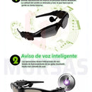Gafas De Sol Audífonos Mp3 Bluetooth Reducción Ruido Negro