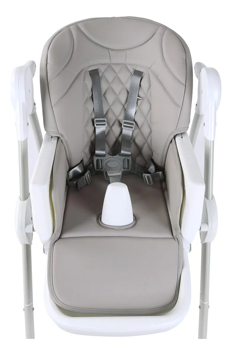 Carestino Petra SL007-GC silla de comer con bandeja extraíble color gris